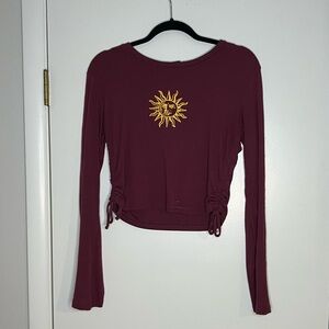 Urban Outfitters Longsleeve Crop Top